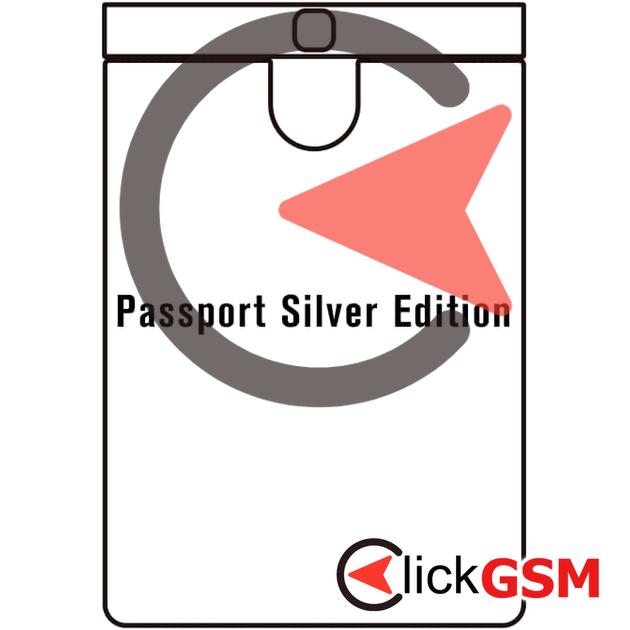 Folie Protectie Spate BlackBerry Passport Silver Edition