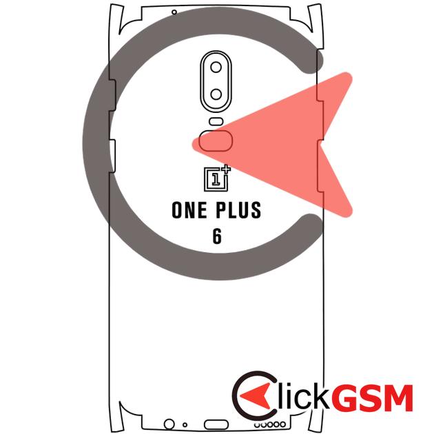 Folie Protectie Completa Spate OnePlus 6