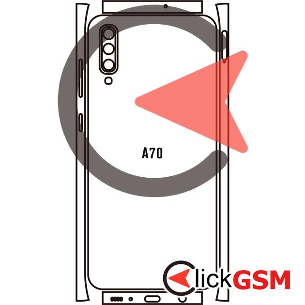 Folie Protectie Completa Spate Samsung Galaxy A70