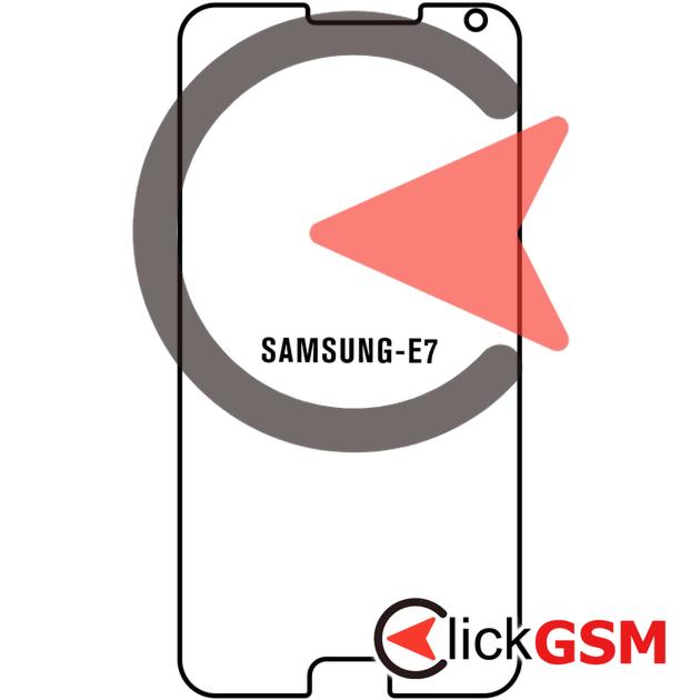 Folie Samsung Galaxy E7 Front