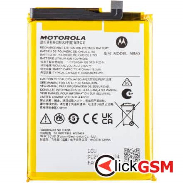 Piesa Piesa Baterie Originala Pentru Motorola Moto G200 5g 2x5y