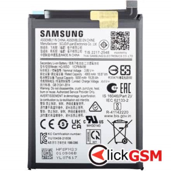 Piesa Baterie Originala Pentru Samsung Galaxy A14 2xew