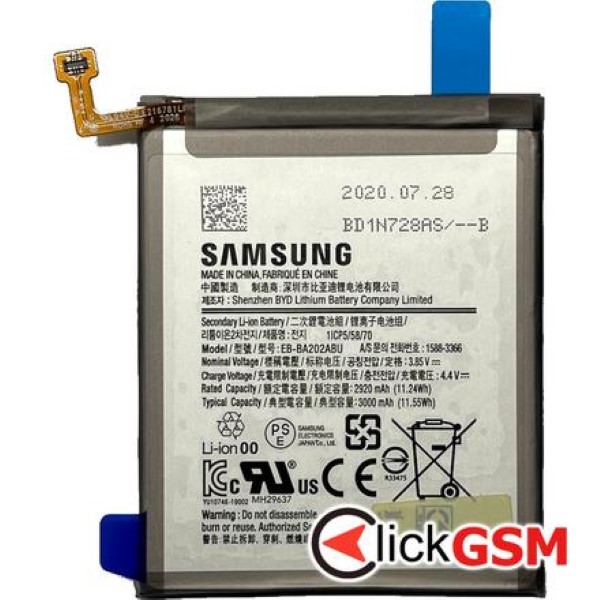 Piesa Piesa Baterie Originala Pentru Samsung Galaxy A20e 3gu