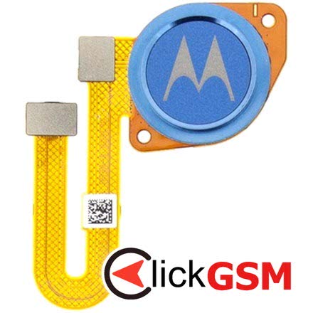 Piesa Buton Amprenta Pentru Motorola Moto G9 Play Albastru Foo