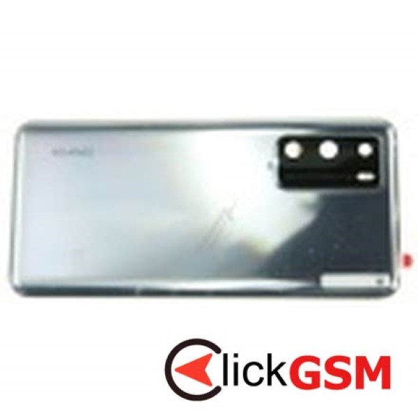 Piesa Capac Spate Cu Geam Camera Pentru Huawei P40 Pro Alb 1ld3