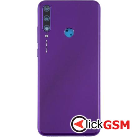 Piesa Capac Spate Cu Geam Camera Pentru Huawei Y6p Purple 2bli