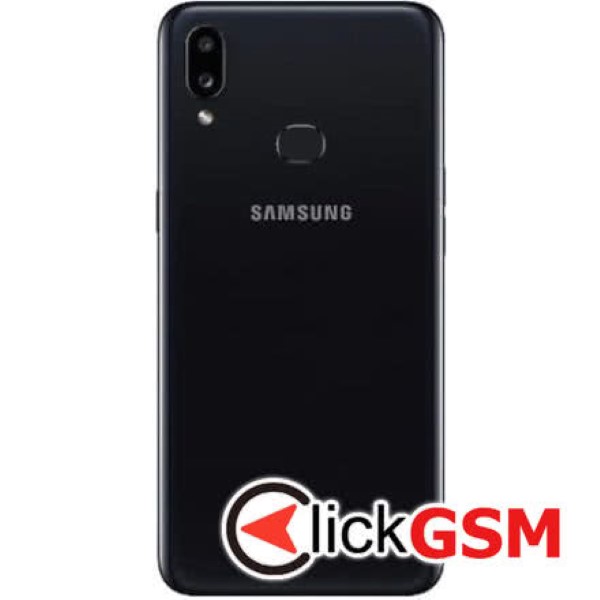Piesa Capac Spate Cu Geam Camera Pentru Samsung Galaxy A10s Negru 2cyd