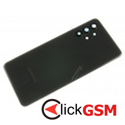 Piesa Capac Spate Cu Geam Camera Pentru Samsung Galaxy A32 Negru Twt