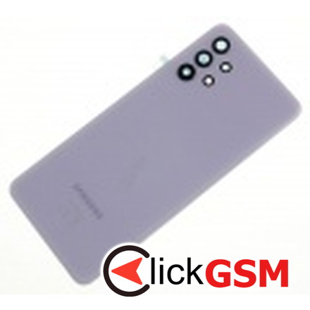 Piesa Piesa Capac Spate Cu Geam Camera Pentru Samsung Galaxy A32 Violet Twr