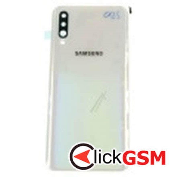 Piesa Capac Spate Cu Geam Camera Pentru Samsung Galaxy A50 Alb 6ra