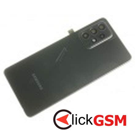 Piesa Piesa Capac Spate Cu Geam Camera Pentru Samsung Galaxy A52 5g Negru P11