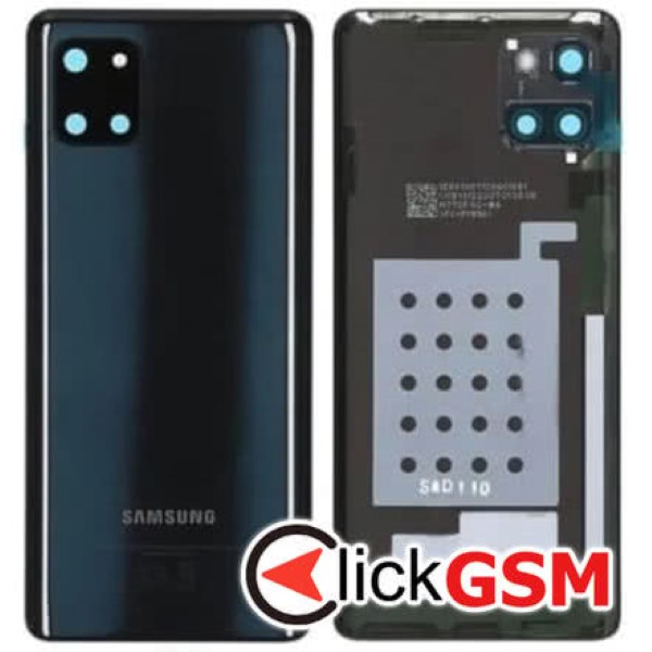 Piesa Capac Spate Cu Geam Camera Pentru Samsung Galaxy Note10 Lite Negru 2y11