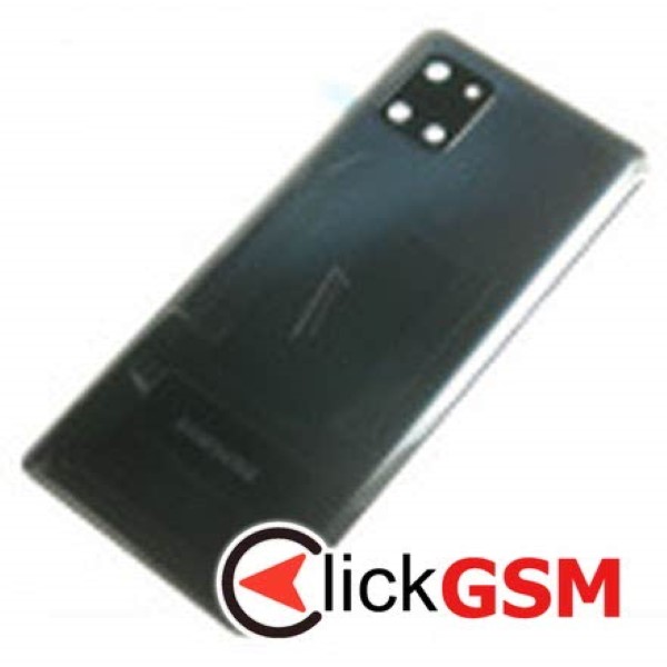 Piesa Capac Spate Cu Geam Camera Pentru Samsung Galaxy Note10 Lite Negru 6te