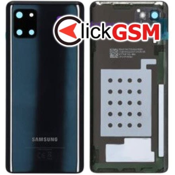Piesa Capac Spate Cu Geam Camera Pentru Samsung Galaxy Note10 Lite Negru Uut