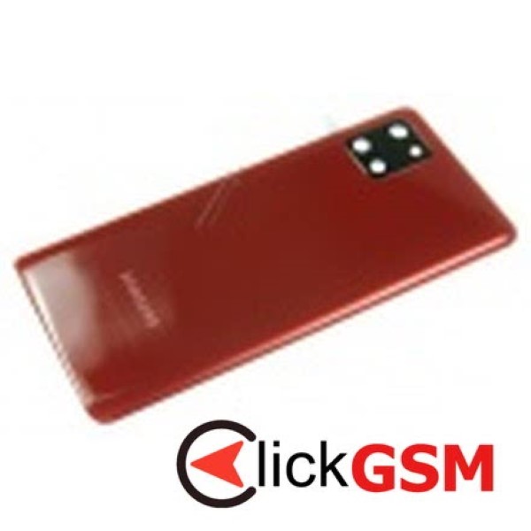 Piesa Capac Spate Cu Geam Camera Pentru Samsung Galaxy Note10 Lite Rosu 6hk