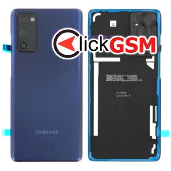 Piesa Capac Spate Cu Geam Camera Pentru Samsung Galaxy S20 Fe 5g Bleumarin Xie