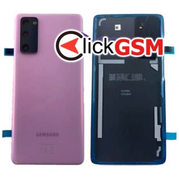 Piesa Capac Spate Cu Geam Camera Pentru Samsung Galaxy S20 Fe 5g Violet Xif