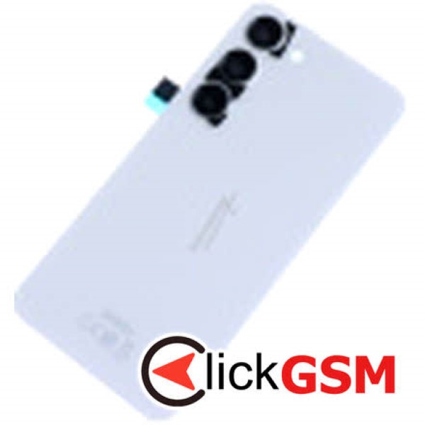 Piesa Capac Spate Cu Geam Camera Pentru Samsung Galaxy S23 Crem 27t7