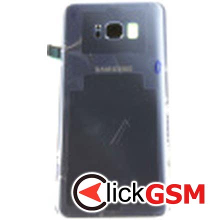 Capac Spate cu Geam Camera Albastru Samsung Galaxy S8+ 69w