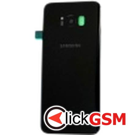 Capac Spate cu Geam Camera Negru Samsung Galaxy S8+ 6id