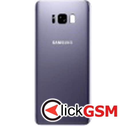 Piesa Piesa Capac Spate Cu Geam Camera Pentru Samsung Galaxy S8 Violet 6zk