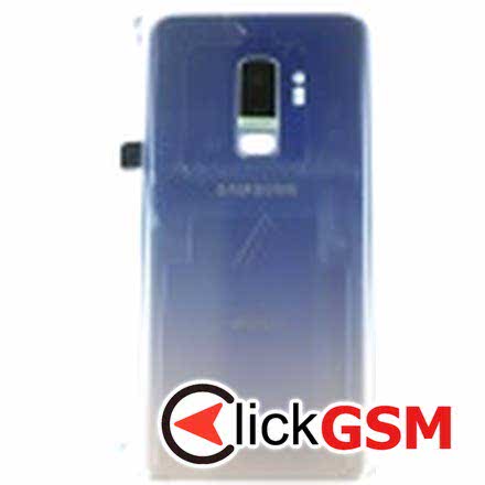 Piesa Capac Spate Cu Geam Camera Pentru Samsung Galaxy S9+ Albastru 75d