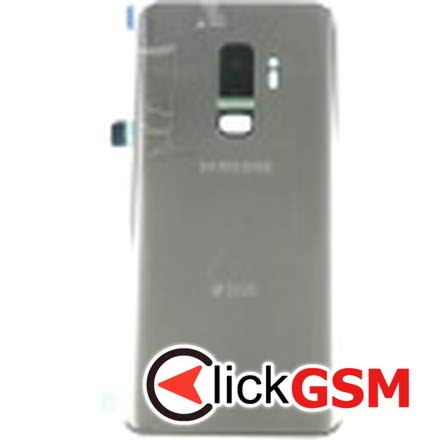 Piesa Capac Spate Cu Geam Camera Pentru Samsung Galaxy S9+ Gri Igo