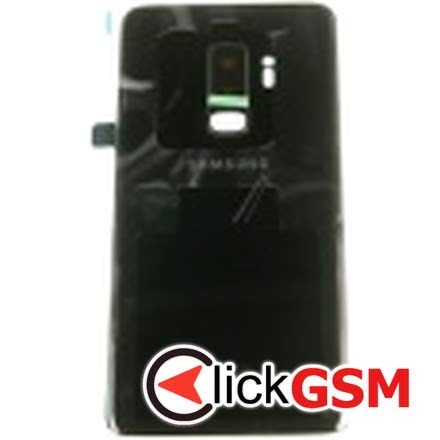 Piesa Piesa Capac Spate Cu Geam Camera Pentru Samsung Galaxy S9+ Negru 65r