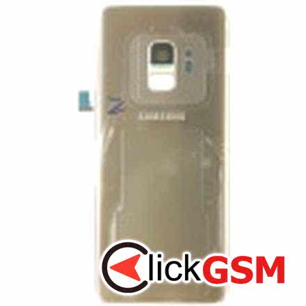 Piesa Capac Spate Cu Geam Camera Pentru Samsung Galaxy S9 Auriu 6ax