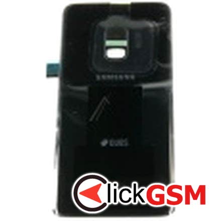 Piesa Capac Spate Cu Geam Camera Pentru Samsung Galaxy S9 Negru 6nu