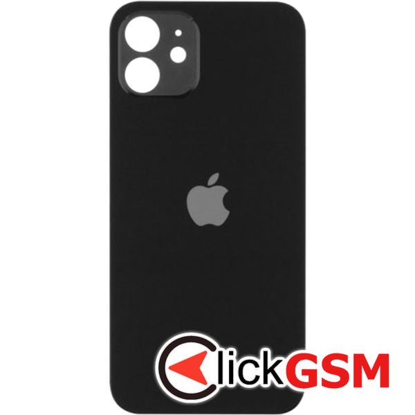 Piesa Capac Spate Pentru Apple Iphone 12 Mini Negru 3gsm