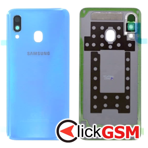 Piesa Capac Spate Pentru Samsung Galaxy A40 Albastru H0g