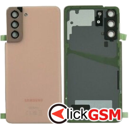 Piesa Piesa Capac Spate Pentru Samsung Galaxy S21 5g Roz 3cb4