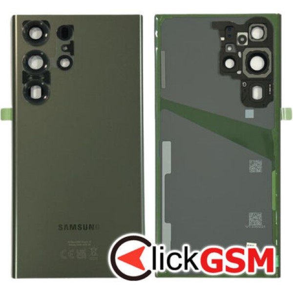Piesa Piesa Capac Spate Pentru Samsung Galaxy S23 Ultra Verde 3435