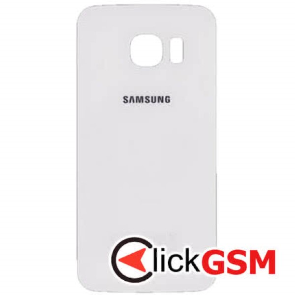 Piesa Capac Spate Pentru Samsung Galaxy S6 Edge Alb 2ct7