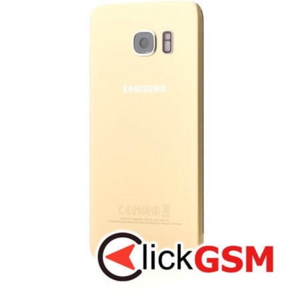 Piesa Piesa Capac Spate Pentru Samsung Galaxy S7 Edge Auriu Ptd