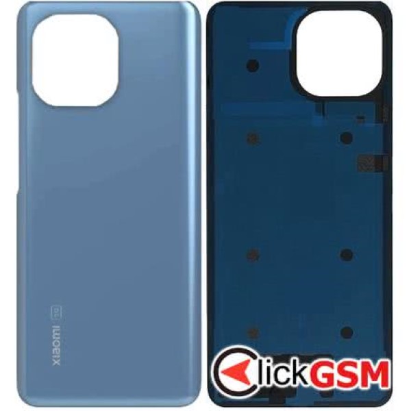 Piesa Capac Spate Pentru Xiaomi Mi 11 Albastru 1f8v