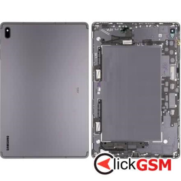 Piesa Carcasa Cu Capac Spate Pentru Samsung Galaxy Tab S7 Fe Negru 1h8e