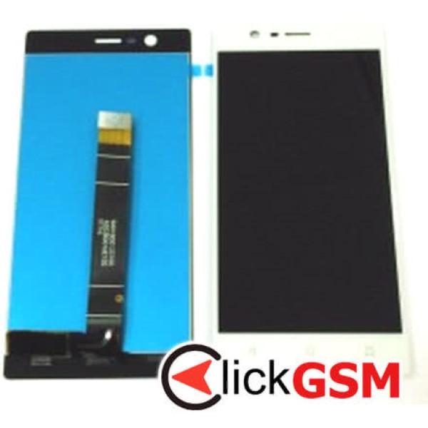 Piesa Display Cu Touchscreen Pentru Nokia 3 Alb 21c1
