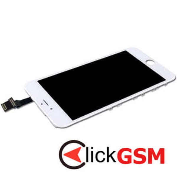 Piesa Display Cu Touchscreen Rama Pentru Apple Iphone 6s Plus Alb 1t7k