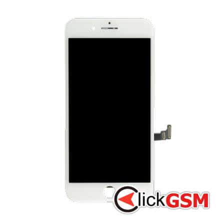 Display cu TouchScreen, Rama Alb Apple iPhone 8 h9v