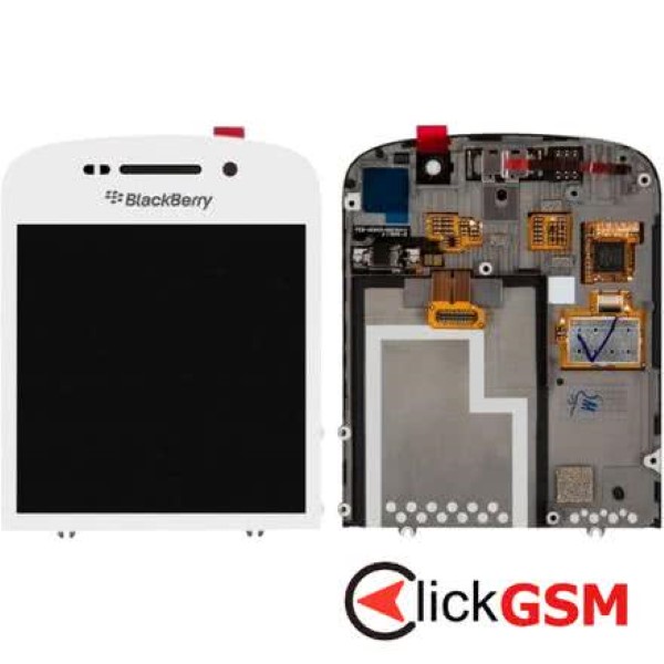 Piesa Display Cu Touchscreen Rama Pentru Blackberry Q10 Negru 1exn