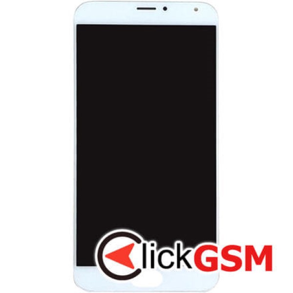 Piesa Display Cu Touchscreen Rama Pentru Meizu Mx5 White 24pq