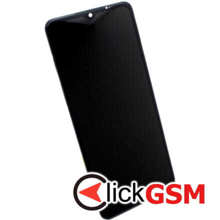 Piesa Display Cu Touchscreen Rama Pentru Samsung Galaxy A12 Negru Xi8