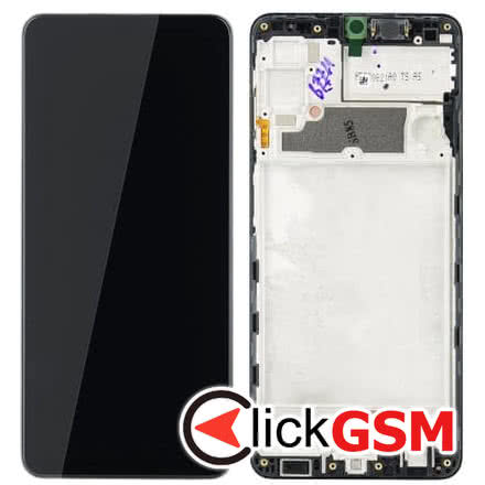 Piesa Display Cu Touchscreen Rama Pentru Samsung Galaxy A32 Negru 2ffn