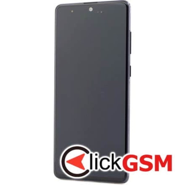 Piesa Display Cu Touchscreen Rama Pentru Samsung Galaxy Note10 Lite Negru 1o3b