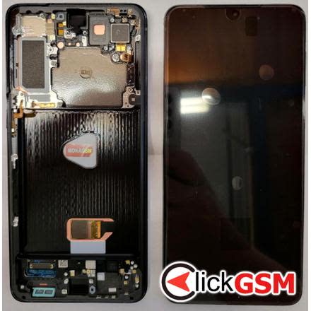Display cu TouchScreen, Rama Negru Samsung Galaxy S21+ 5G 19x7