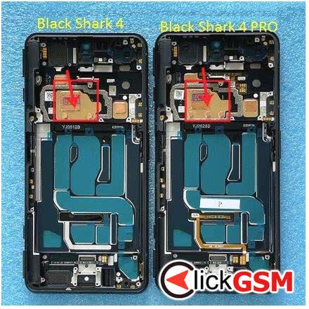 Piesa Display Cu Touchscreen Rama Pentru Xiaomi Black Shark 4 Negru 1tj3