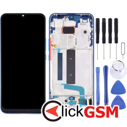 Display cu TouchScreen, Rama Blue Xiaomi Mi 10 Lite 5G 260f