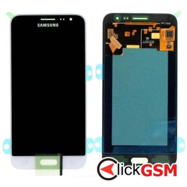 Piesa Display Original Cu Touchscreen Pentru Samsung Galaxy J3 2016 Alb 2wgf